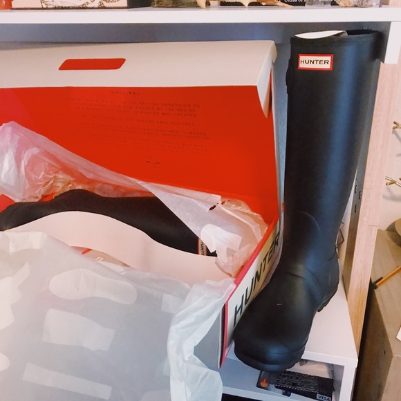 Black HUNTER Original Rain Boots - Picture 2 of 6